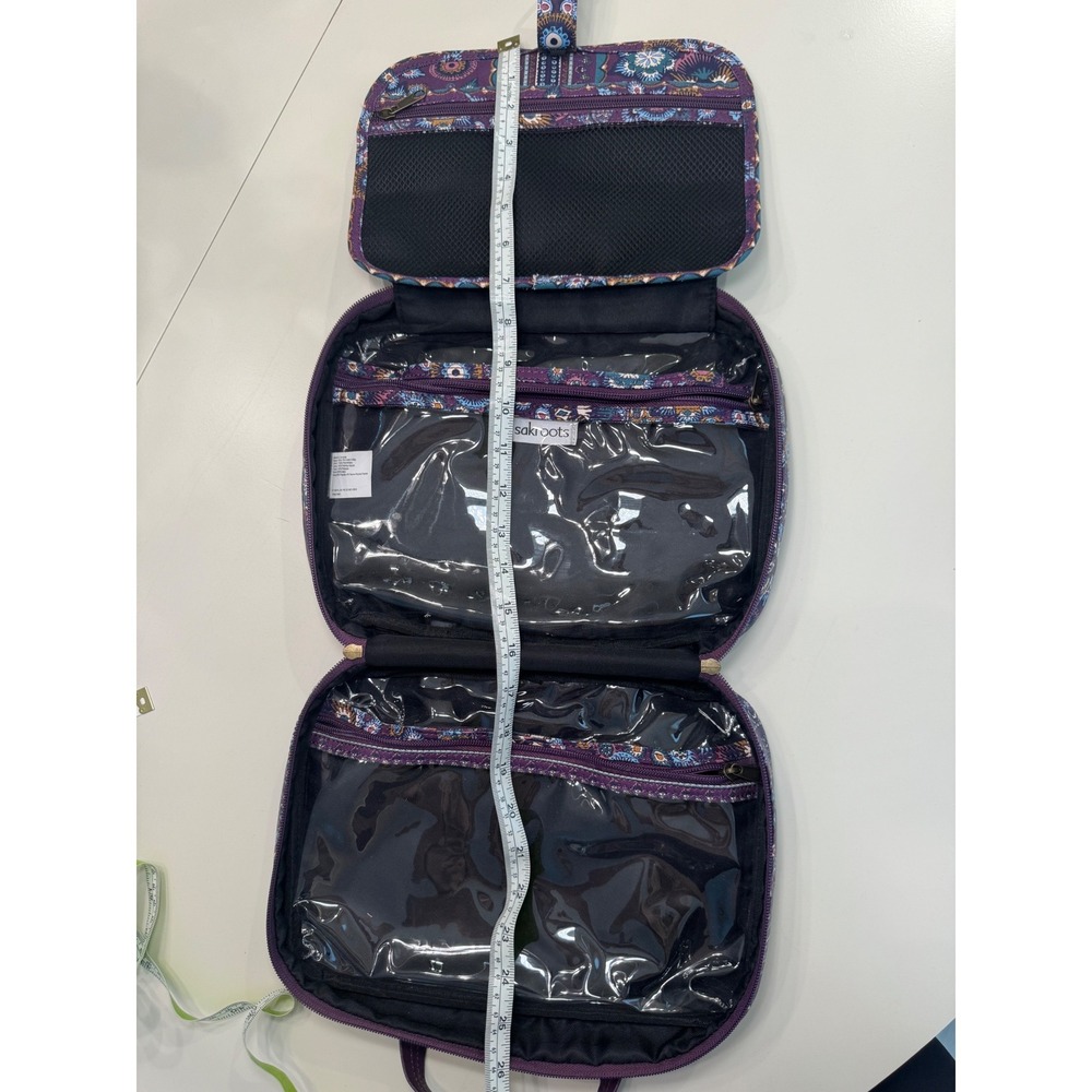 NWT sakroots On The Go Hanging Toiletry Bag Purple Spirit Travel Organizer - Picture 8 of 8